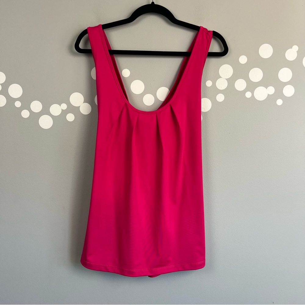 Kiava Scoop Neck Crisscross Back Active Tank Top Size XL